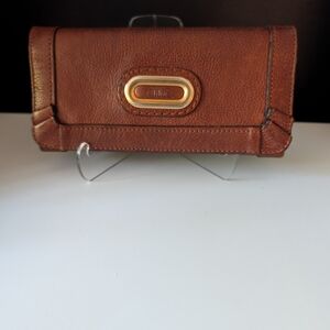 Chloe Portefeuille Leather Long Wallet